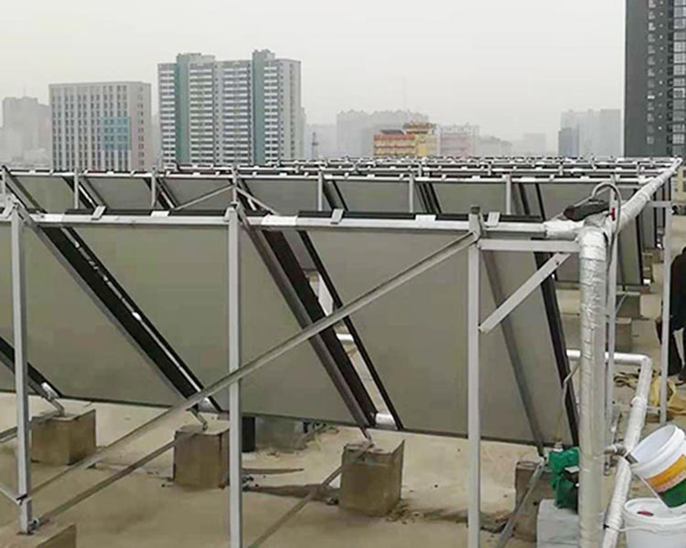 晉中仁信醫院平板太陽能熱水工程